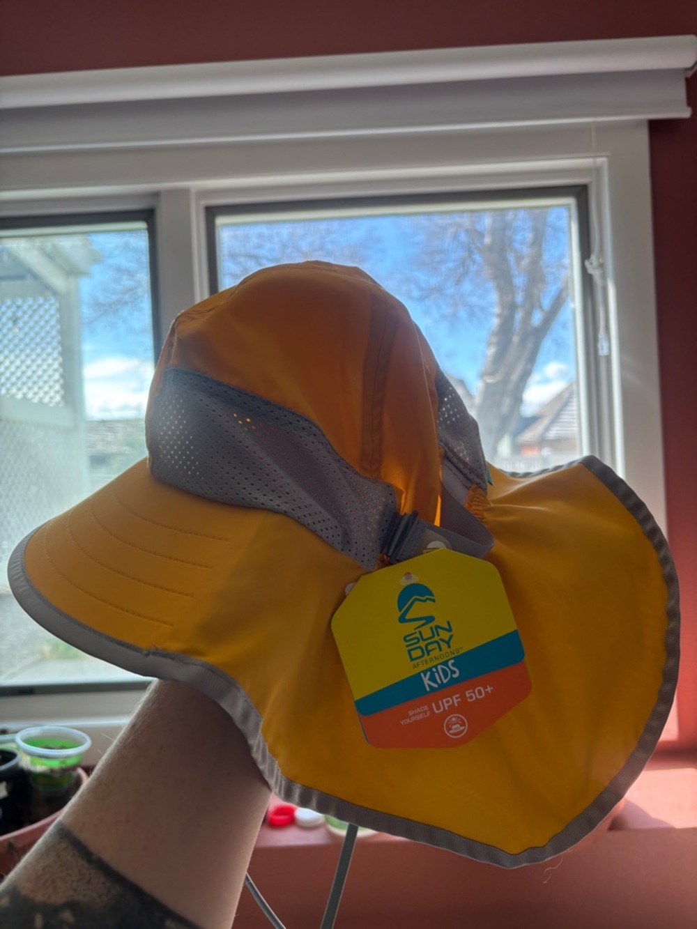 Sunday Afternoons kids sun hat (3-6 years) sunny yellow